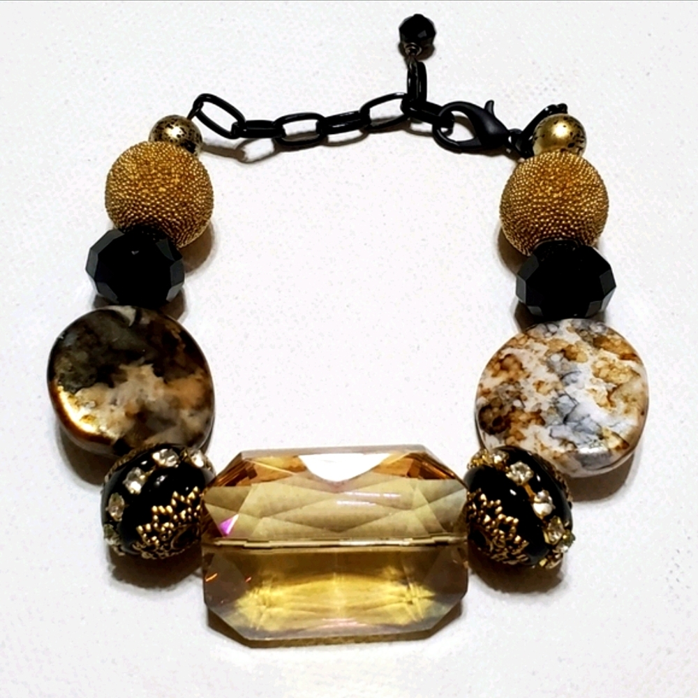 Bracelet Light Colorado Topaz Crystal Adjustable